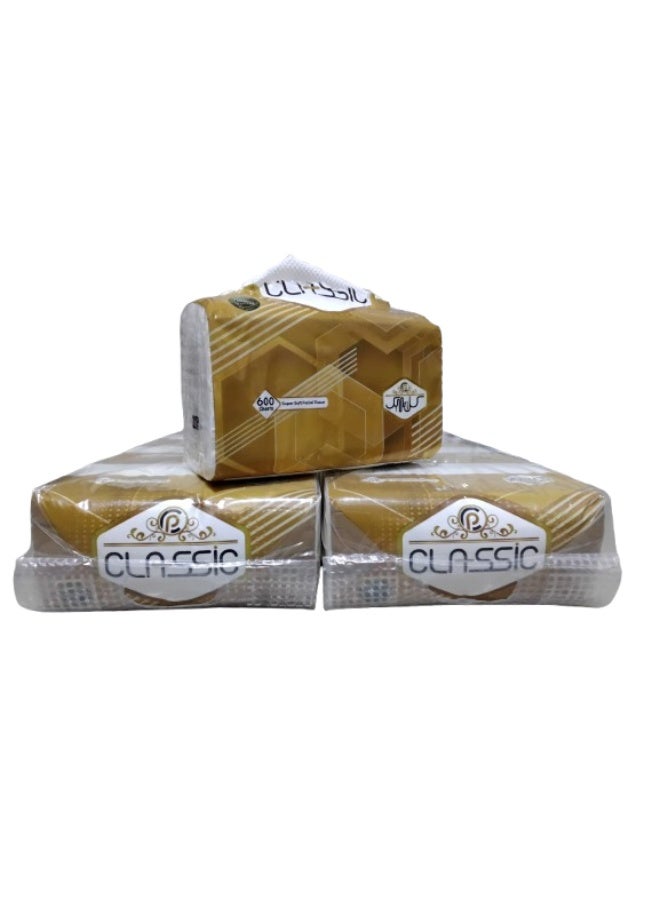 مناديل وجه كلاسيكية 1 طبقة 10×600=6000 - Image 3